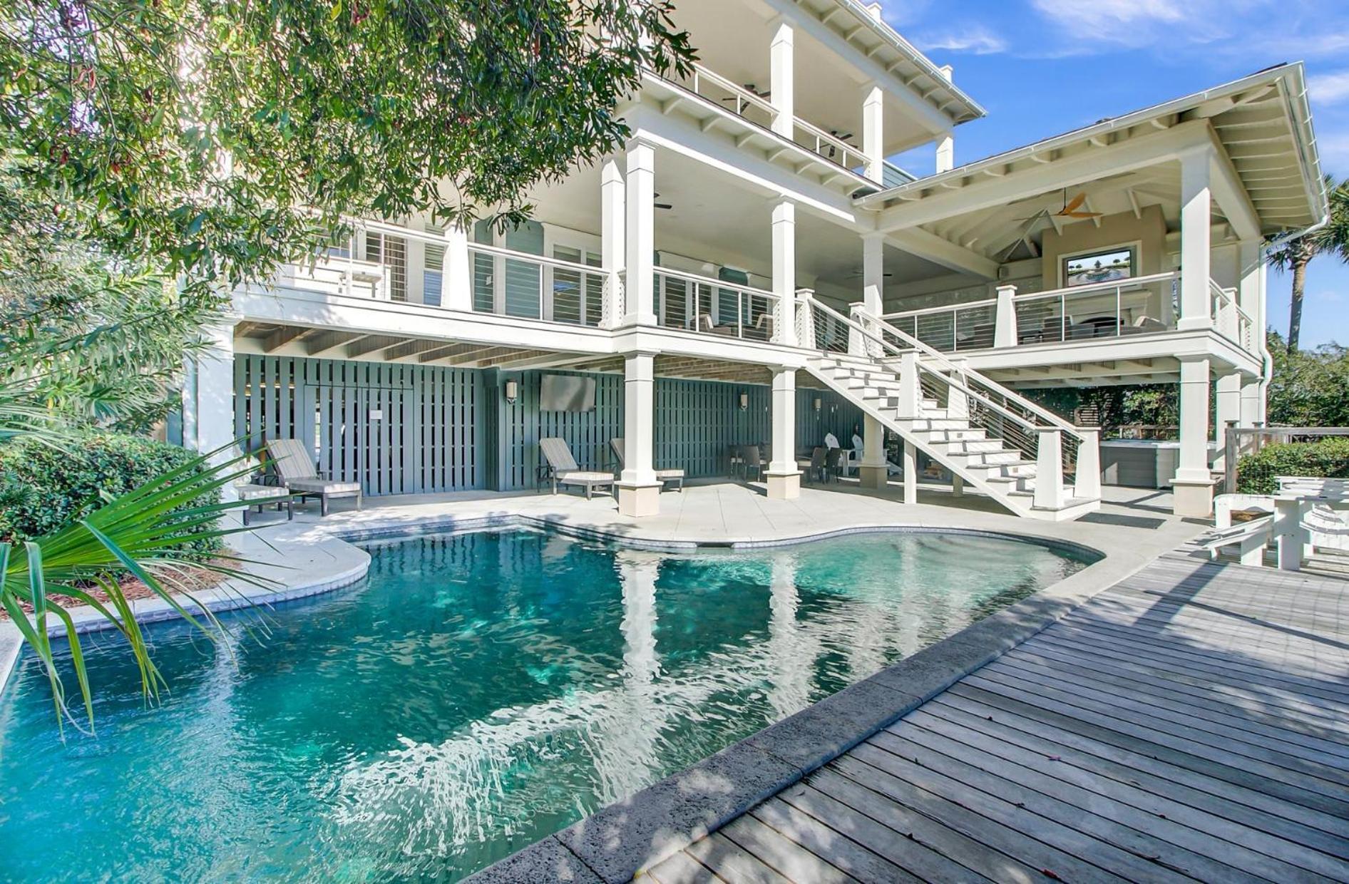 One Summer Dream By Avantstay Beachfront Ocean Views Private Pool Isle of Palms Exterior photo